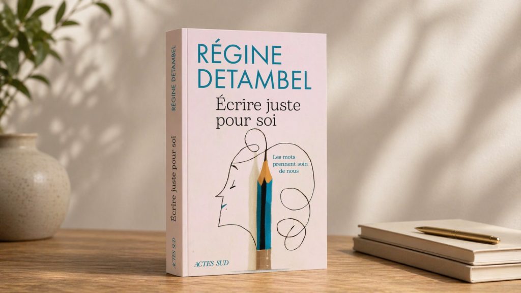 Écrire juste pour soi les mots prennent soin de nous. régine detambel